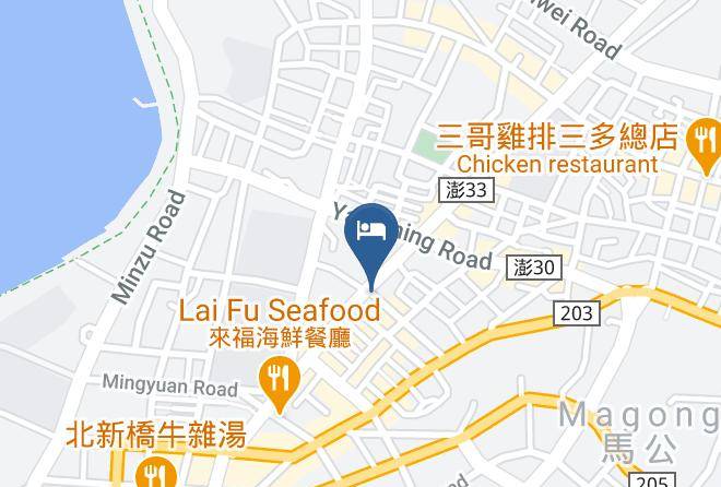 Penghunty - Penghu Hesing Hotel Maps