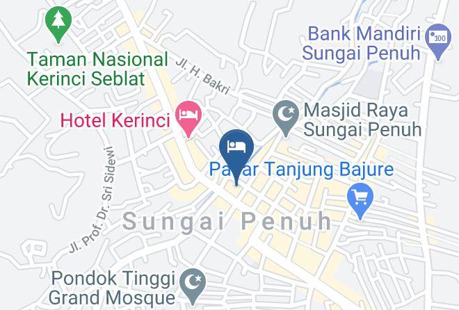 Kerinci Regency - Penginapan Amanah Maps