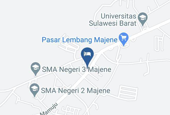 Majene Regency - Penginapan B'nusabila Maps