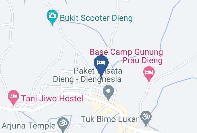 Banjarnegara Regency - Penginapan Dieng Plateau Maps
