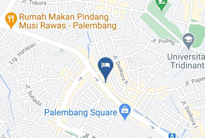 Palembang - Penginapan Graha Duta Bangsa Palembang Maps