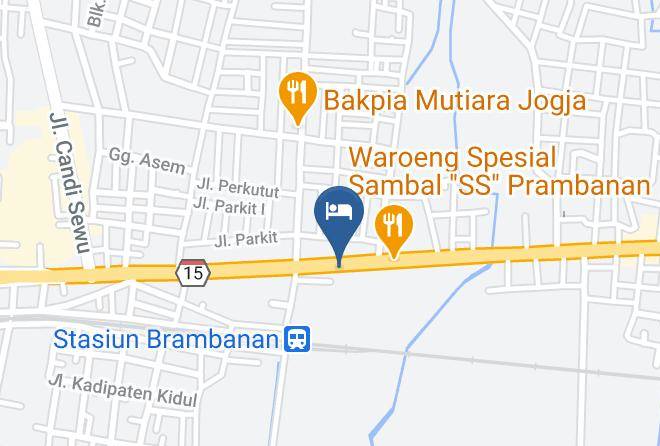Sleman - Penginapan Hanna Syariah Prambanan Maps