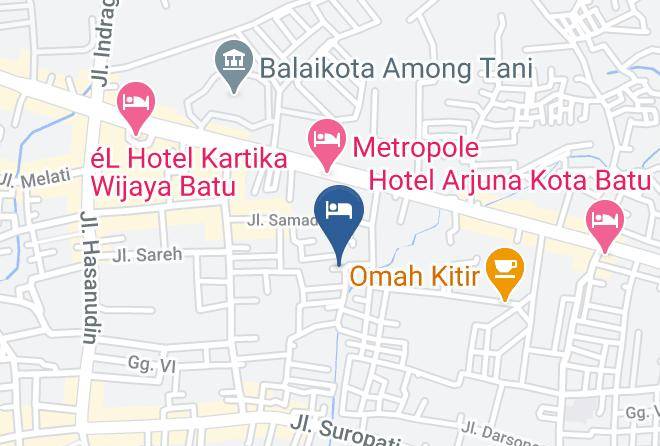 Kota Batu - Penginapan Keluarga Griya Pradipa Angel Maps
