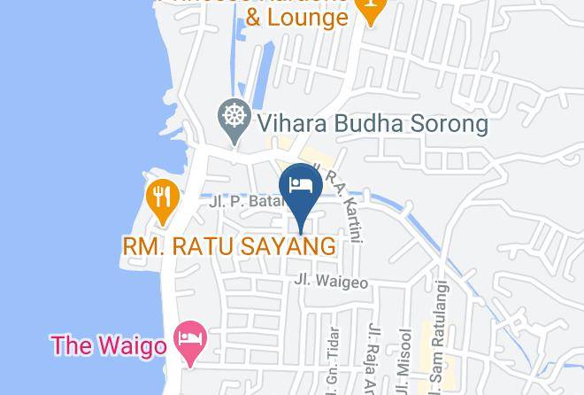Kota Sorong - Penginapan Kofiyau Maps