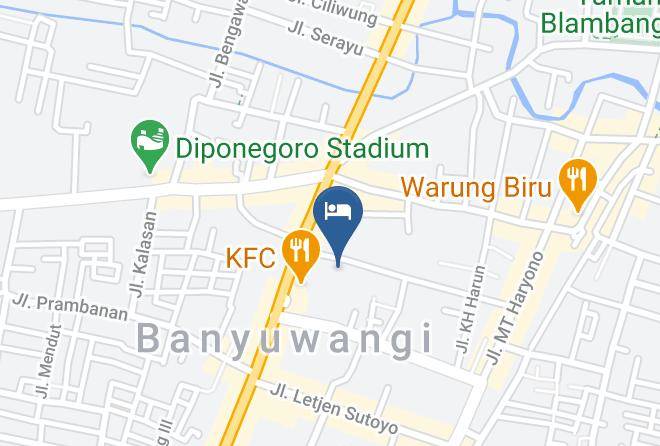 Banyuwangi - Penginapan Kumala Maps