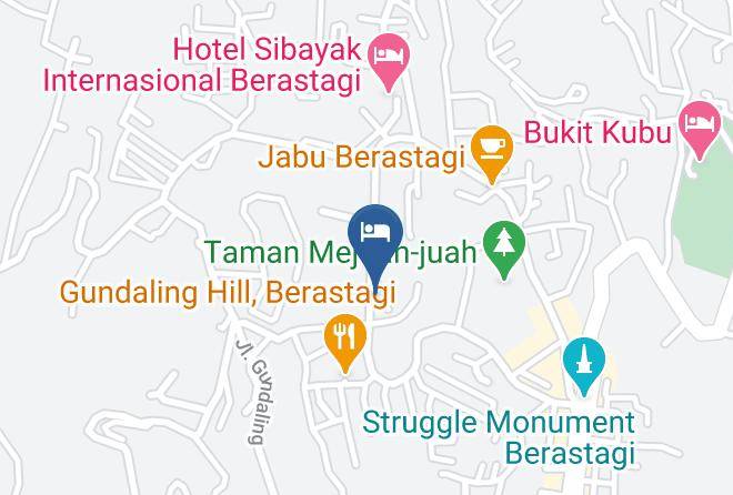 Karo Regency - Penginapan Sagan Maps