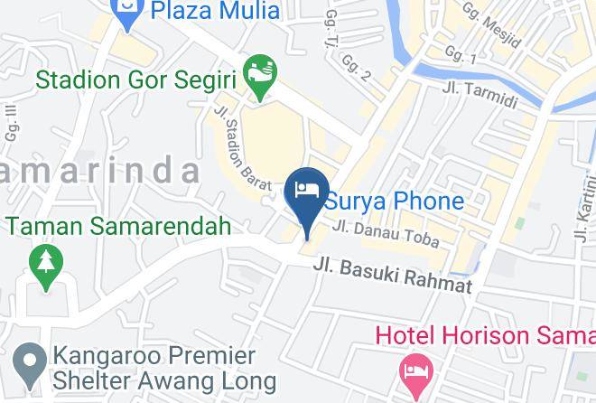 Samarinda - Penginapan Sidarta Maps
