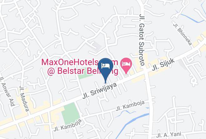Belitung Regency - Penginapan Sriwijaya Maps