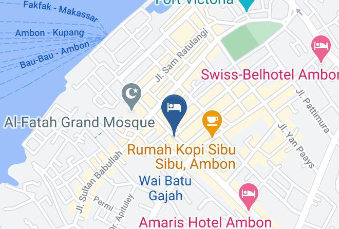 Ambon - Penginapan Star Ambon Maps