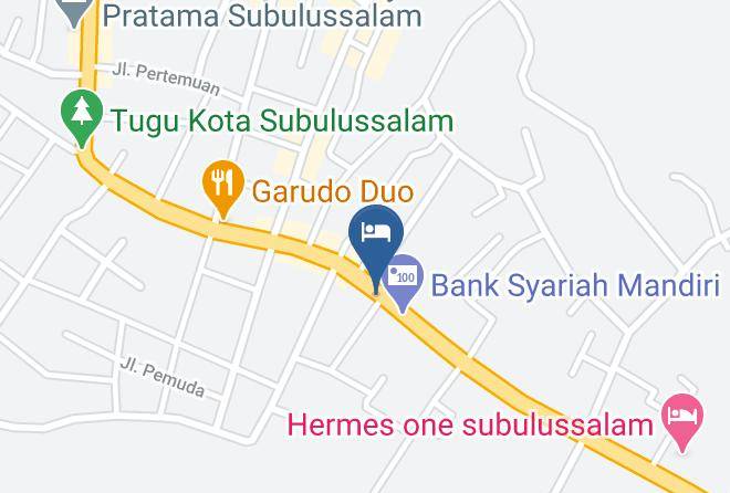 Aceh Singkil Regency - Penginapan Suci Lestari Lama Maps