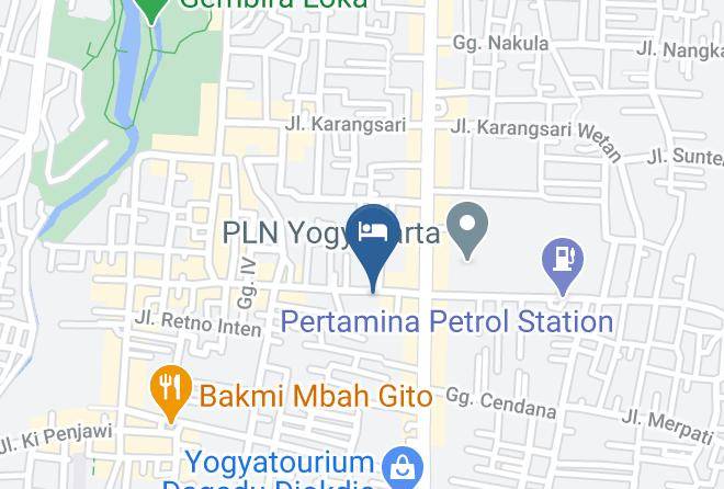 Kota Yogyakarta - Penginapan Syariah Pondok Shafalla Maps