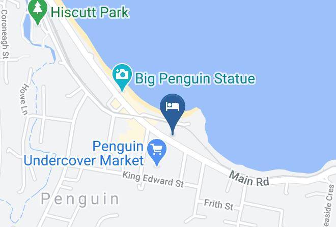 Central Coast - Penguin Seaside Motel Maps