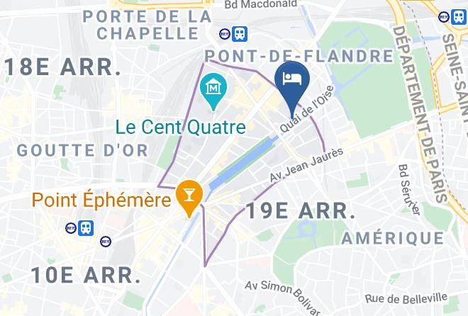 Paris - Peniche Anna Maria Villette Maps