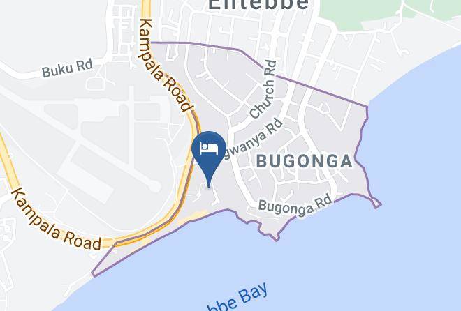 Entebbe Municipality - Peniel Beach Hotel Maps
