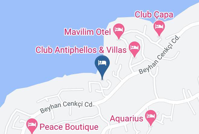 Peninsula Gardens Hotel Adults Only Map