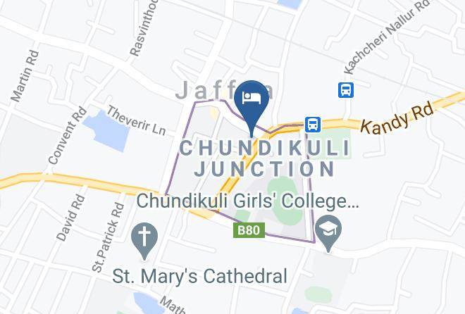Jaffna - Peninsula Hotel Maps