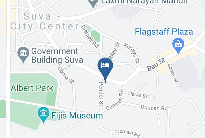 Peninsula International Hotel Suva Map