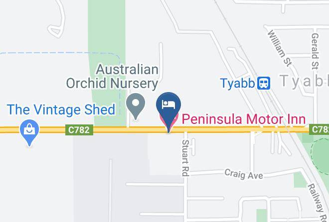 Mornington Peninsula - Peninsula Motor Inn Maps