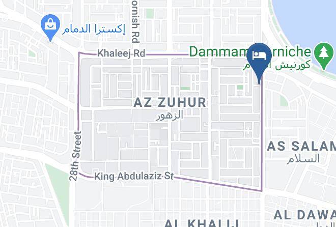 Dammam - Peninsula Suites Hotel Maps