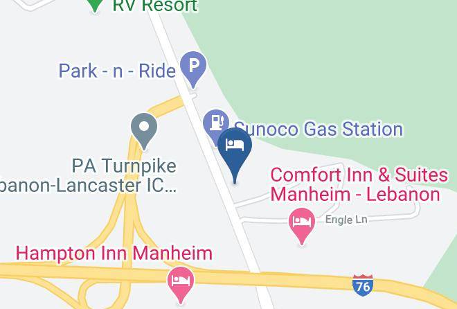 Lancaster - Penns Woods Inn Maps