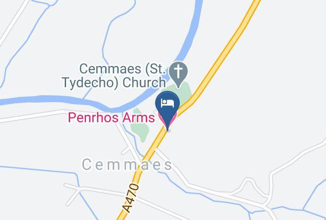 Powys - Penrhos Arms Hotel Maps