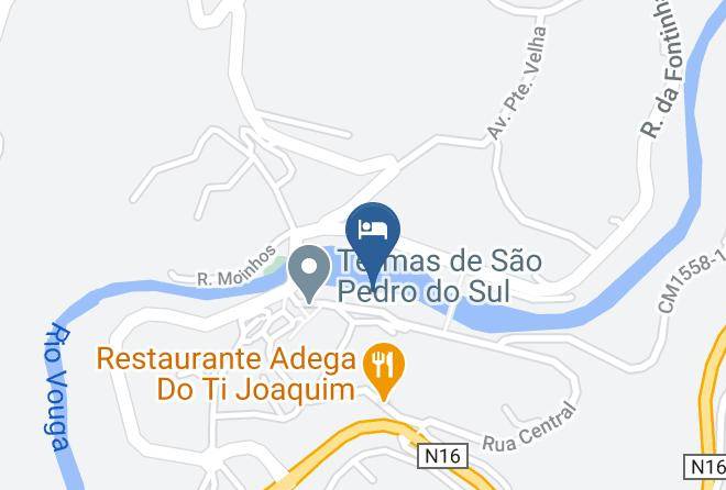 Sao Pedro Do Sul - Pensao Avenida Maps