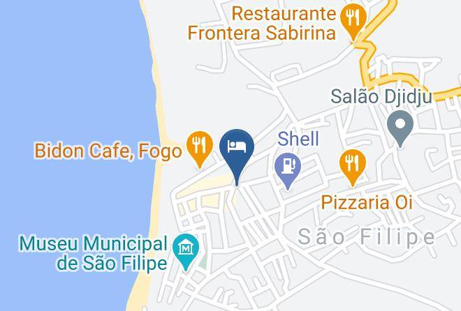 Sao Filipe - Pensao Bela Vista Maps