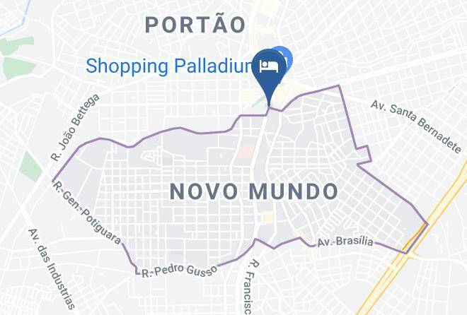 Curitiba - Pensao Da Roseli Maps