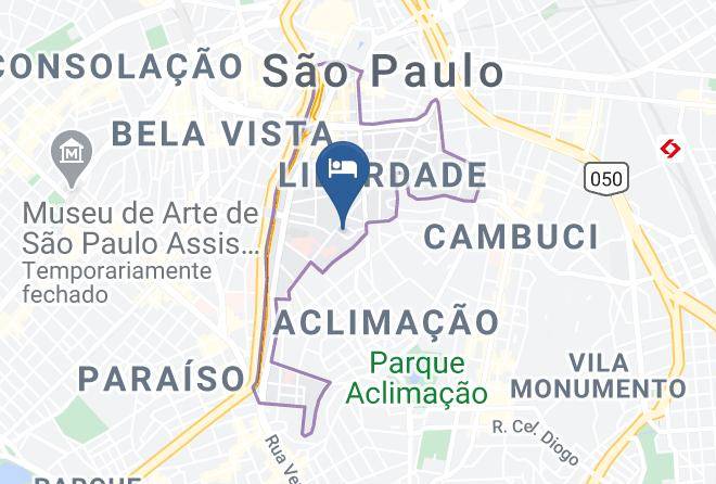 Sao Paulo Liberdade - Pensao Dona Vilma Maps