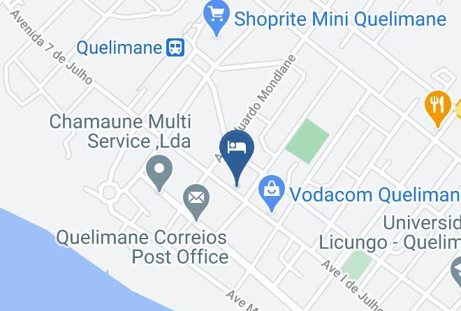 Cidade De Quelimane - Pensao Elite Maps