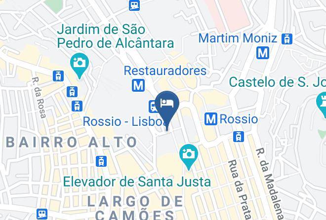 Lisbon - Pensao Estacao Central Maps