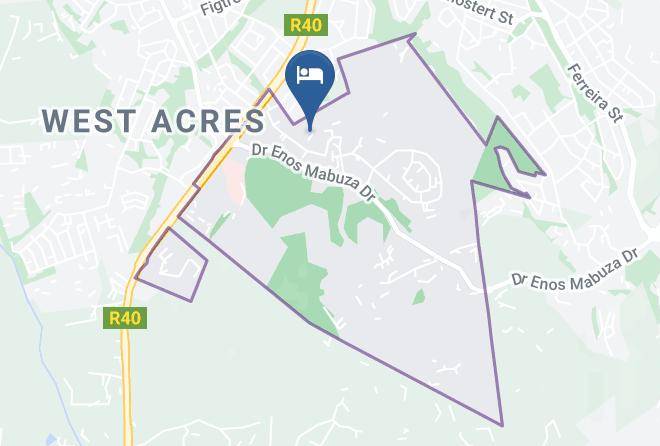 Mbombela - Pensao Guest Lodge Maps