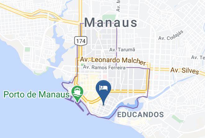 Manaus - Pensao Jangada Maps
