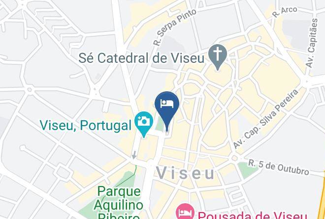 Viseu - Pensao Rossio Parque Maps