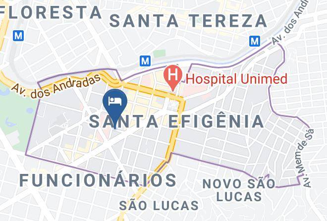 Belo Horizonte - Pensao Santa Rita Maps