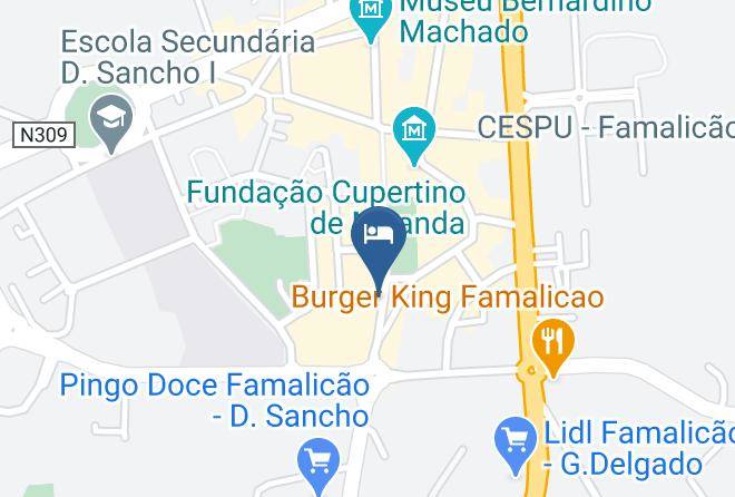 Vila Nova De Famalicao - Pensao Santo Antonio Maps