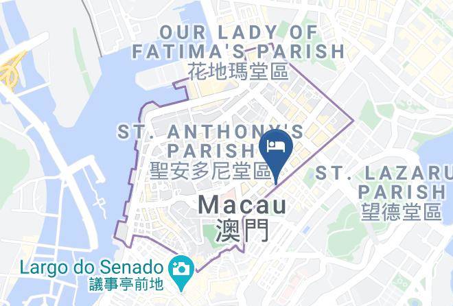 Macau - Pensao Tin Lai Hotel Maps