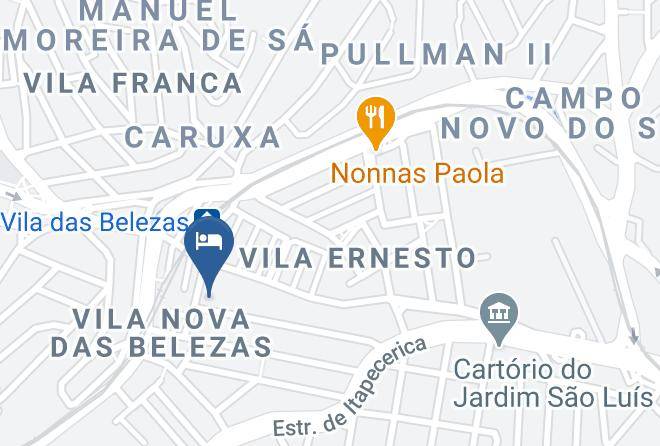 Sao Paulo Jardim Sao Luis - Pensao Zona Sul Maps