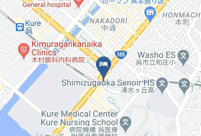 Kure City - Business Hotel Mishima Maps