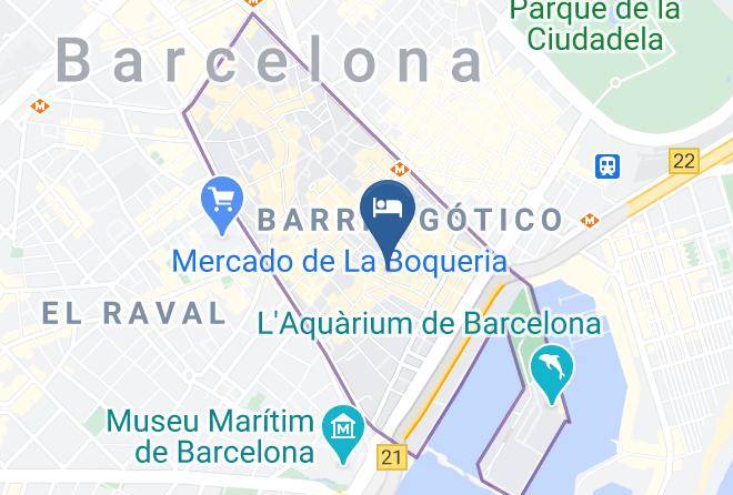 Barcelona - Pensio Alamar Maps