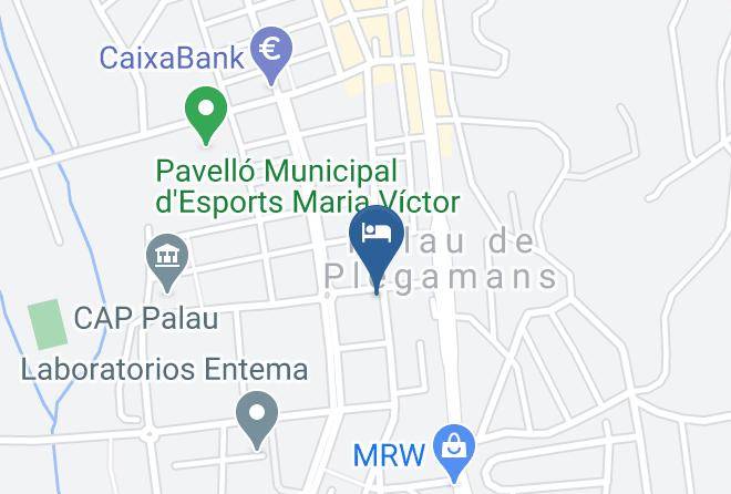 Pensio Cami Reial Map