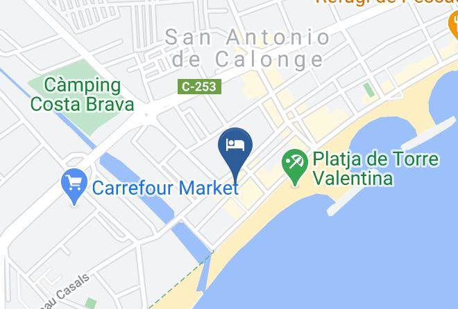 Girona - Pensio Can Fabrellas Maps