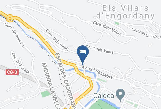 Escaldes Engordany - Pensio Els Escalls Maps