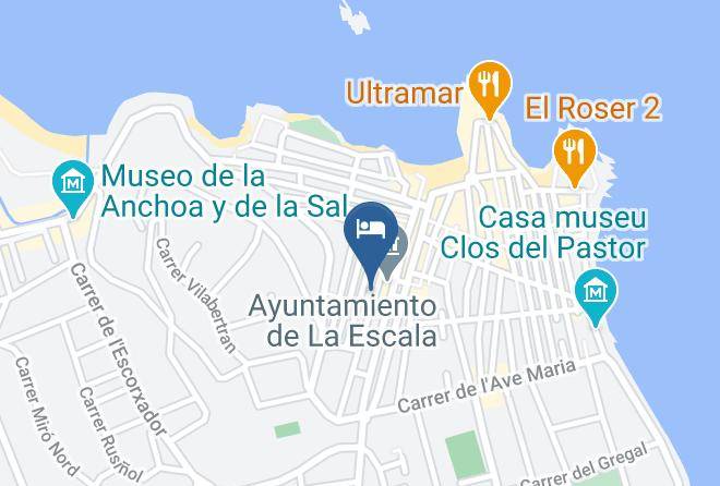 Girona - Pensio Torrent Maps
