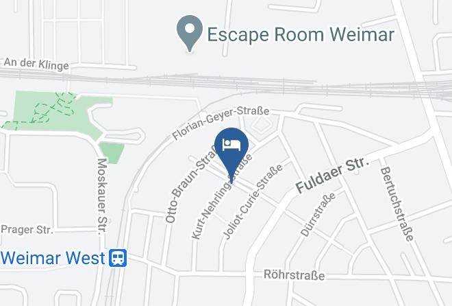 Weimar - Pension A La Kleinert Weimar Maps