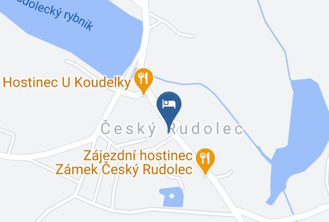 Jindrichuv Hradec - Pension A Restaurace Rudolec Maps
