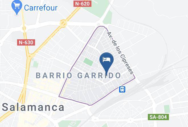 Salamanca - Pension Abaca Isabel Maps