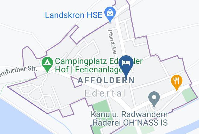 Waldeck Frankenberg - Pension Affolderner See Maps