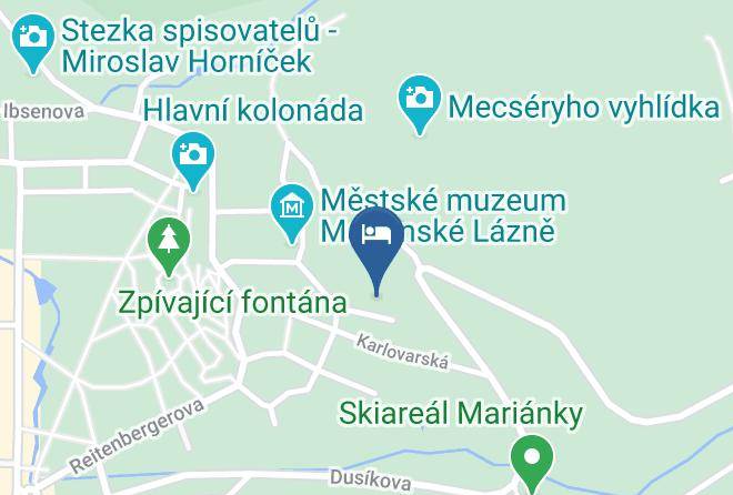 Cheb - Pension Akropolis Maps