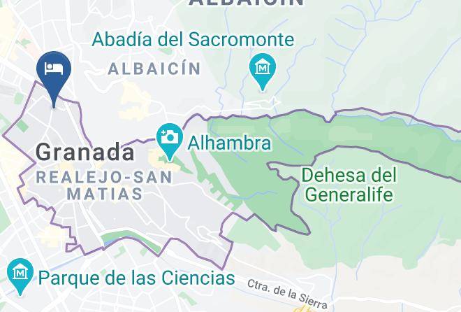 Granada - Pension Alcazaba Maps